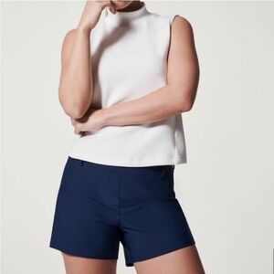 Spanx Sunshine 4” Shorts Navy Blue